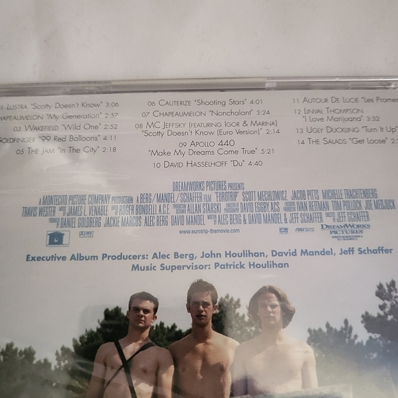 NWT Sealed Eurotrip Motion Picture Soundtrack Audio CD Rare - Picture 4 of 4